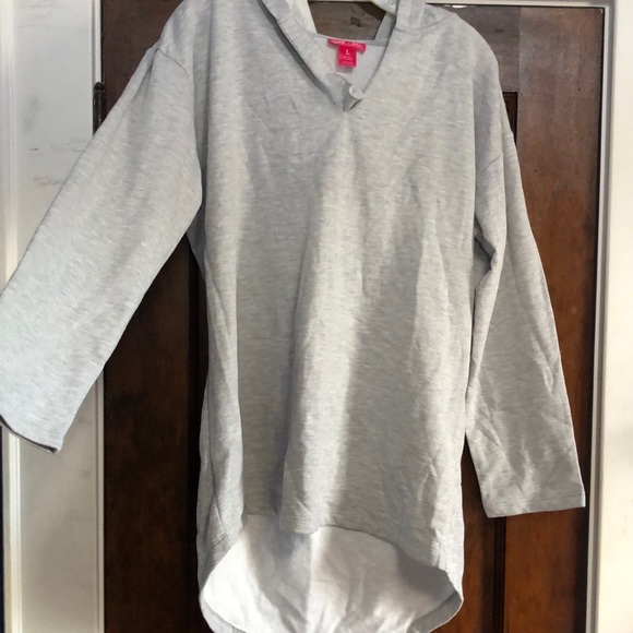 Gray Fleece Hoodie - Picture 1 of 3